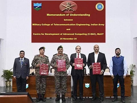 Indian Army joins hands with C-DAC