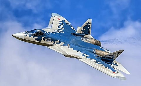 Russian SU-57 fighter jet