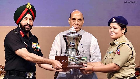 Alt="Border infrastructure is indispensable in tech-driven future warfare Rajnath Singh"