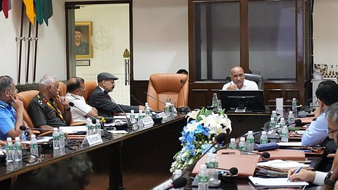 Alt="Defence Production Secretary: Sanjeev Kumar at Manekshaw Centre"