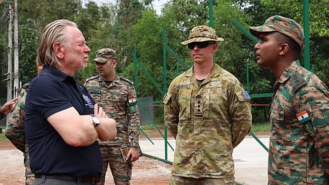 Alt="Australian High Commissioner to India Philip Green during AUSTRAHIND 2026 in Thiruvananthapuram"