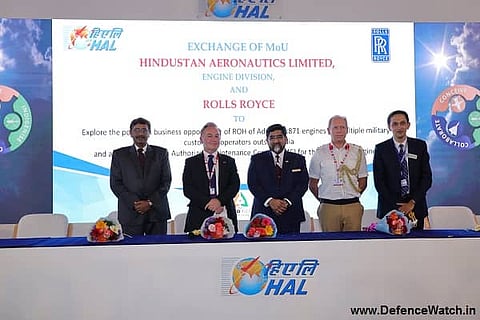HAL and Rolls-Royce to expand partnership with MRO & supply chain MoUs for Adour & Trent Engines