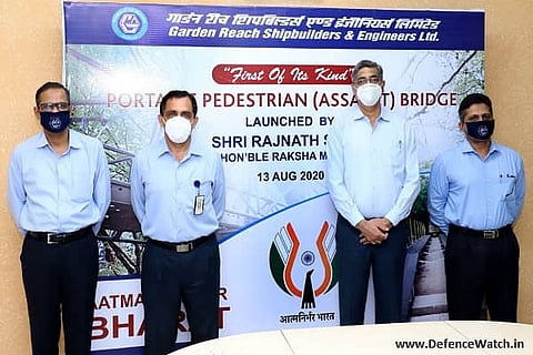 GRSE launches first of its kind portable (assault) bridge