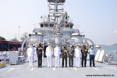 INLCU L58: GRSE’s Indigenously built Warship gets commissioned in Andaman