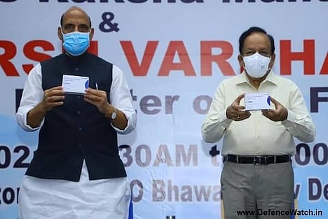 Rajnath unveils first batch of anti-COVID drug developed by DRDO