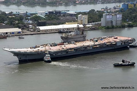 Cochin Shipyard built Indigenous Aircraft Carrier for Indian Navy, completes basin trials