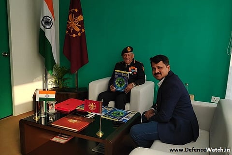 Defence Watch yearbook launched by CDS Rawat amidst stuka screams at DefExpo