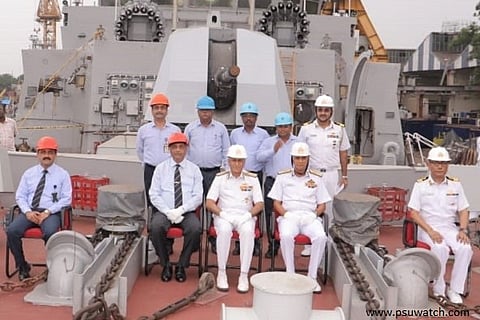 Chief of Naval Staff Visits GRSE