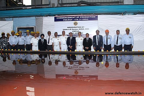 MDL commences production of fourth ship of Project 17A