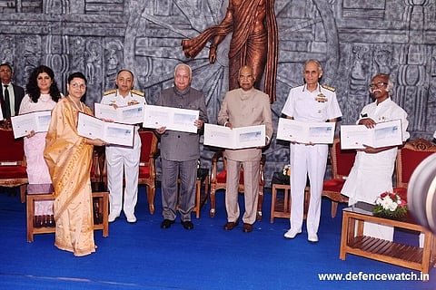 Presidents Colour Awarded to Indian Naval Academy