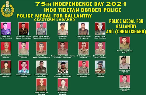 37 ITBP officials including 8 for Galwan skirmishes conferred with Police Medals