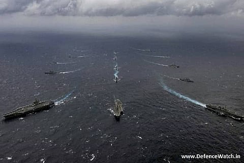 Indian Navy takes part in naval exercise ‘Malabar 2021’