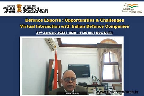 Defence Secretary Dr Ajay Kumar (IAS) holds interaction with Defence Industry
