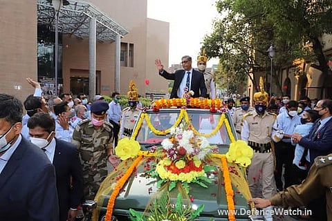 GRSE bids an emotional farewell to CMD RAdm VK Saxena