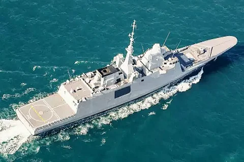 Indian Naval Ships of First Training Squadron reaches Salalah, Oman as part of Overseas Deployment