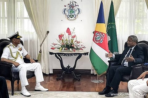 Navy Chief meets top leadership of Seychelles to further boost defence ties