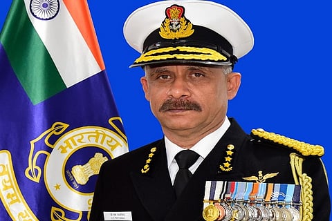 ICG Chief reviews security preparedness along north-western seafront; Inaugurates Hoverport at Okha