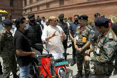 Indigenous electric vehicles demonstrated before induction in Indian Army (Image: Twitter)