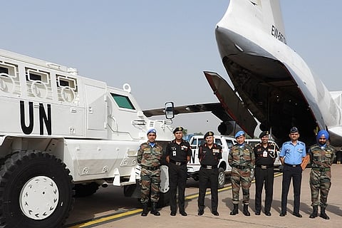In a first Infantry, Battalion of Indian Army leaves for peacekeeping Ops at Abyei in Africa