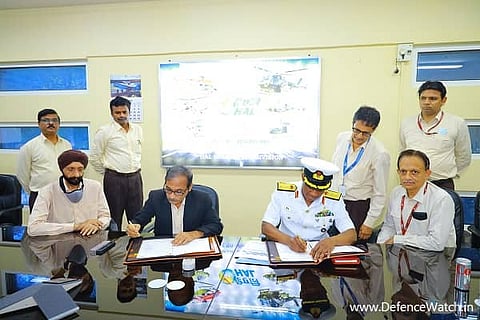 HAL signs contract with Nigerian Army for Phase-II training on Chetak Helicopter (Photo: HAL)