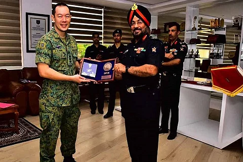 Singapore Armed Forces Delegation visits MCEME, Secunderabad