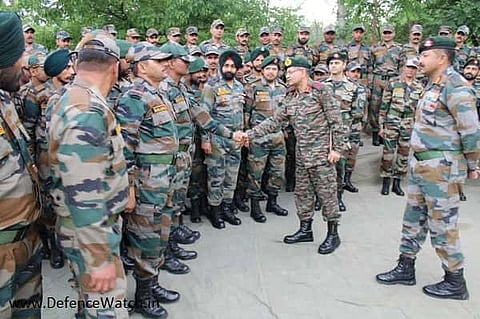 Lt Gen Upendra Dwivedi reached Kashmir, reviewed security ahead of Machail and Amarnath Yatra on Friday
