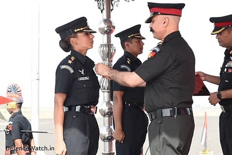 Captain Abhilasha Barak becomes country's first female Combat Aviator (Image: ADGPI)