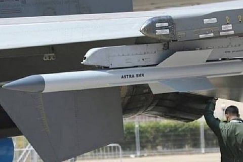 Indian Fighter Jets to soon get Mach 4.5 Astra Mk-1 BVR AAM (File)