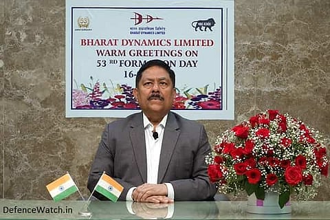 Bharat Dynamics Limited celebrates 53rd Formation Day, CMD addresses employees on the occasion (Photo: DW)