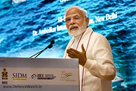 Defence Ministry to manufacture diesel power marine engines, PM Modi announced during 'Swavlamban'