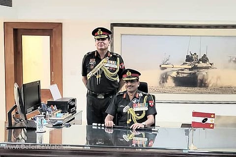 Lt Gen Vipul Singhal takes over as Sudarshan Chakra Corps Commander (Photo: ADGPI)