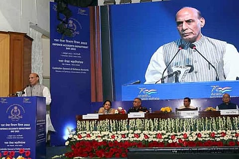 Defence Minister Rajnath Singh launched several digital initiatives of Defence Accounts Department on its 275th Annual Day