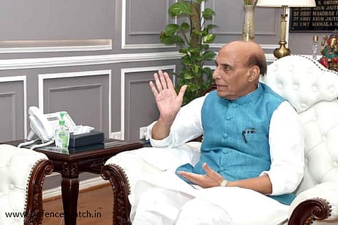 Defence Minister Rajnath Singh inspected the MoD office premises at the South Block under Special Campaign 2.0 on Tuesday before leaving for Uttarakhand on a 2-day visit (Representative Image)