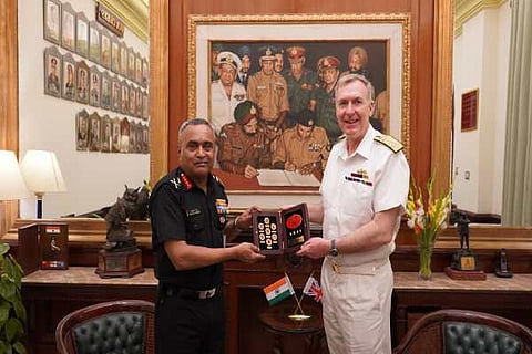 CDS of UK calls on Army Chief to discuss defence ties