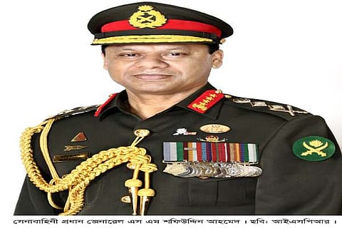 Bangladesh Army Chief General S M Shafiuddin has left for India from Dhaka on a three day official visit on April 26, 2023.