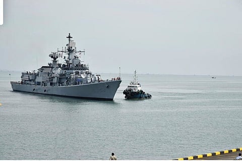 Indian Naval Ships visit Sihanoukville, Cambodia