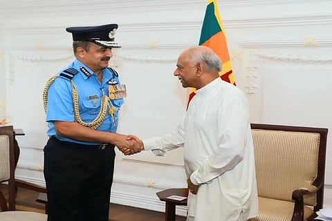 IAF Chief meets top Sri Lankan leadership to further bolster military ties