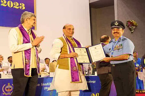 Defence Minister in 12th convocation ceremony of Defence Institute of Advanced Technology (DIAT), Pune in Maharashtra