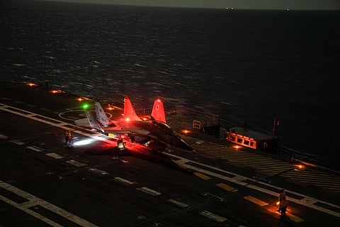 MiG-29K makes successful night landing onboard INS Vikrant
