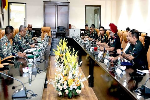 DG NCC meets his Maldivian counterpart in New Delhi