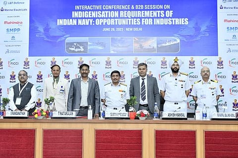 Indian Navy and FICCI organise B2B session on indigenisation requirements
