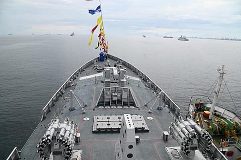 INS Satpura participated in the multilateral naval exercise Komodo-2023