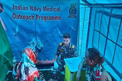 INS Trishul visits port Anjouan, Comoros