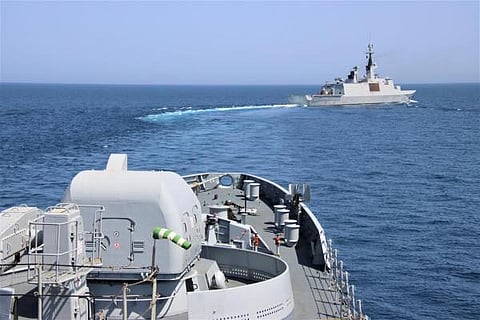 First maritime exercise of India, France & UAE conclude
