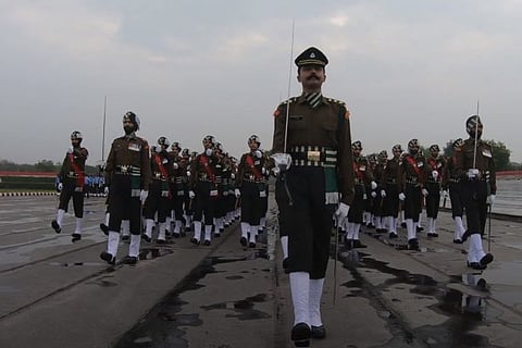 Indian tri-services contingent leaves for French Bastille Day parade