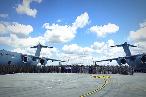 Indian Navy contingent arrives in France for Bastille Day parade