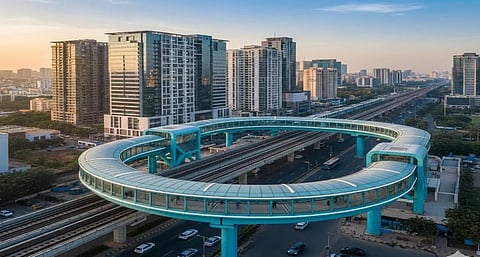 Noida’s Sector 51–52 Metro Skywalk To Open On February 1, 2026