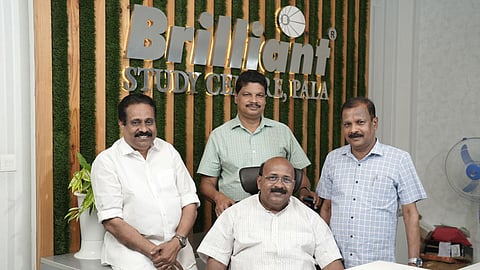 Founders of Brilliant Study Centre - George Thomas, Sebastian G Mathew, Stephen Joseph and Santosh Kumar