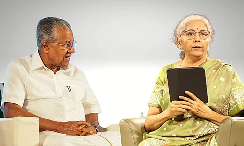 Pinarayi Vijayan and Nirmala Sitharaman
