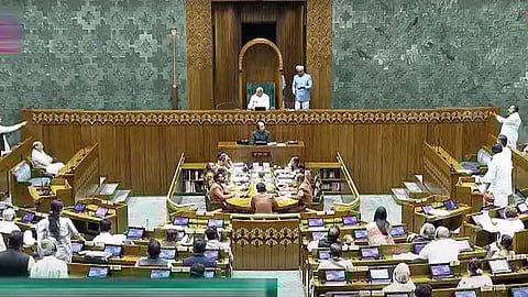 Lok Sabha in session